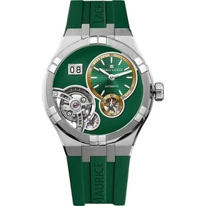 Maurice Lacroix AI6118-SS00B-630-5 Men's Aikon Green Dial Automatic - Picture 1 of 3
