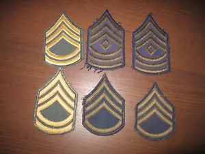 Vintage Vietnam Era Military Rank Patches - Picture 1 of 7