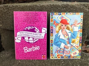 1993 Barbie World Passport Brochure & 1995 Postcard - Picture 1 of 2