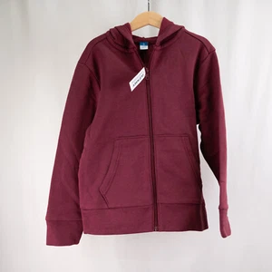 Old Navy Kids' Unisex Zip Hoodie Jacket • maroon • M/8 (NEW WITH TAGS) - Picture 1 of 7