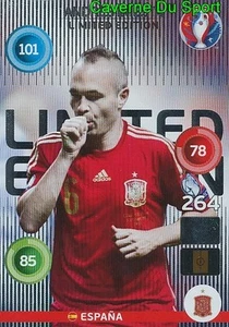 LC-AIN INIESTA ESPANA SPAIN LIMITED EDITION CARD ADRENALYN EURO 2016 PANINI - Picture 1 of 1
