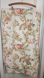 Pottery Barn Katherine Queen Full Duvet Cover Floral 2011 Butterfly 100% Cotton - Picture 1 of 10