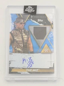 2021 Topps WWE Fully Loaded The Miz Sapphire Table Relic Auto 08/25 - Picture 1 of 3