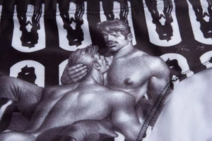 SUPER RARE! Men's TOM OF FINLAND erotic artwork on Swimwear. So Ready.Are you? - Picture 1 of 12