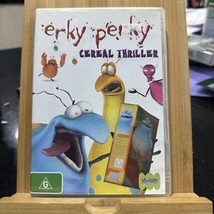 Erky Perky Cereal Thriller DVD Región 4 Raro - Imagen 1 de 3
