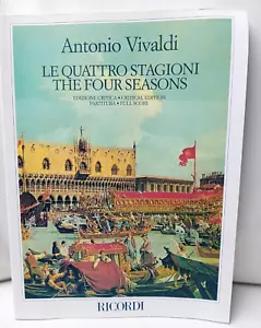 Vivaldi The Four Seasons Critical Edition Full Score 2008 - Picture 1 of 1