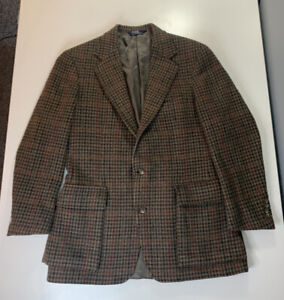 Vintage Polo Ralph Lauren Mens Sport Coat Blazer (Aprox 44) Wool Jacket USA