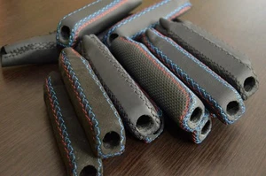 Handle ebrake BMW M5 M3 E31 E32 E12 E21 E23 E24 E3 E34 E36 Z3 LEATHER ALCANTARA - Picture 1 of 8