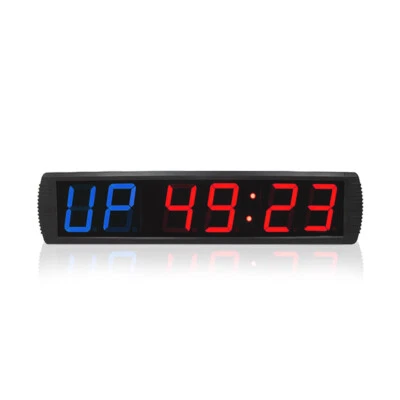 Big Gym Crossfit Clock LED Fitness Digital Countdown Interval Timer Wall Gym - Image 1 of 4