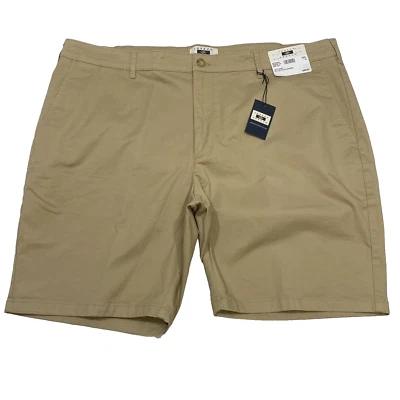 Joseph Abboud Chino Shorts Mens 44 Beige Modern Fit Stretch Flat Front Preppy - Image 1 of 4