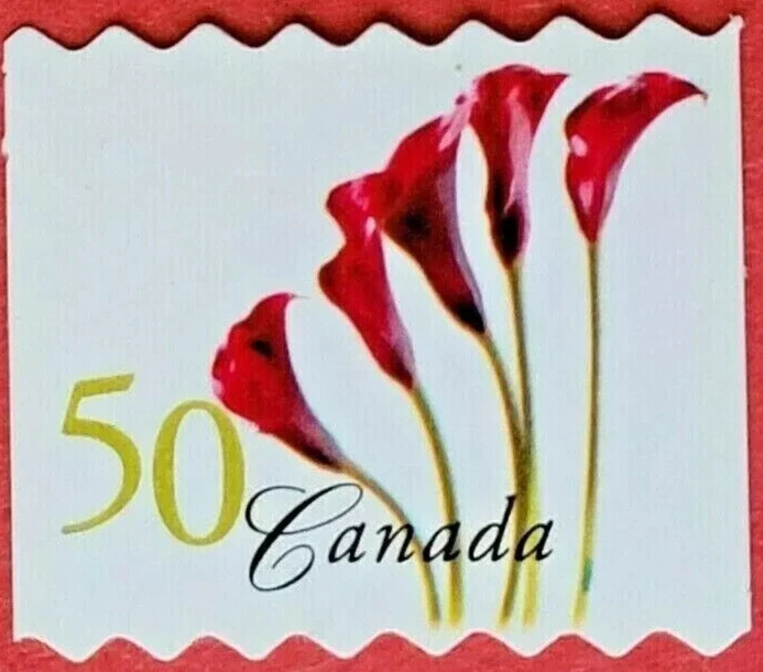 Canada - #2072 - Red Calla Lily - Die Cut to Shape - MNH - Image 1 of 1