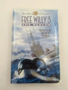 Estuche con cubierta VHS Free Willy 3 The Rescue - De colección 1997 - Imagen 1 de 4