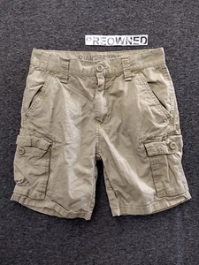 Ring of Fire Boys Cargo Shorts Beige Tan  School Shorts Flat Front 24 Waist - Picture 1 of 8