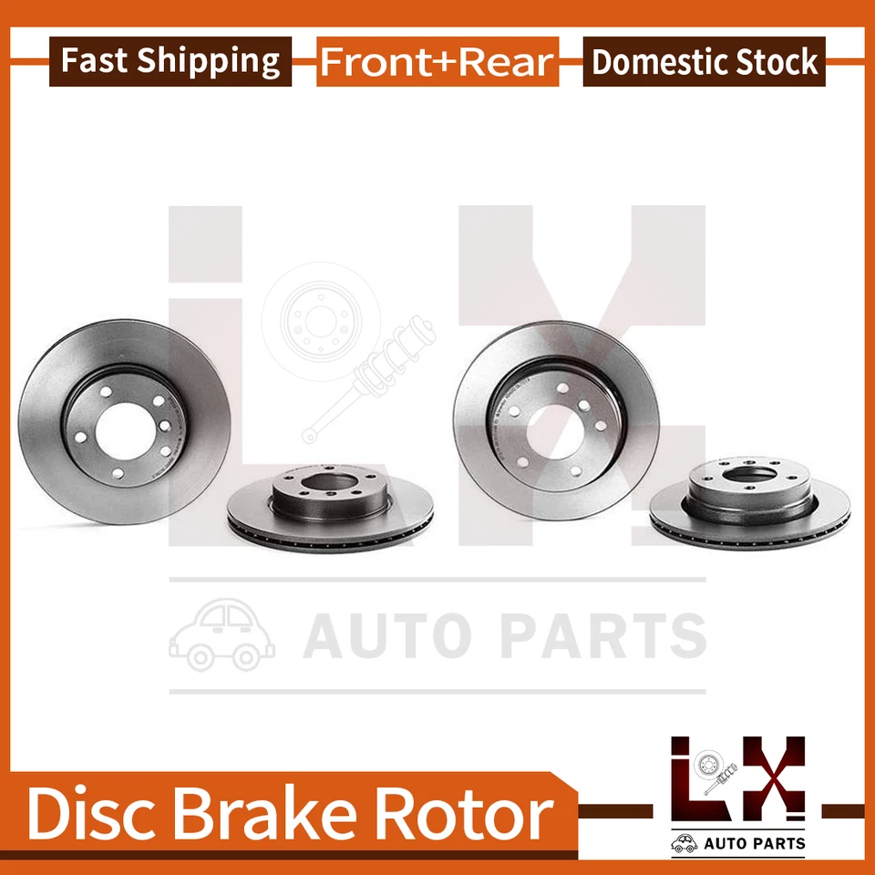 Rotor de freno delantero trasero Brembo 4 para BMW 323Ci 2000 1998-2000 BMW 323i Foto 1 de 4