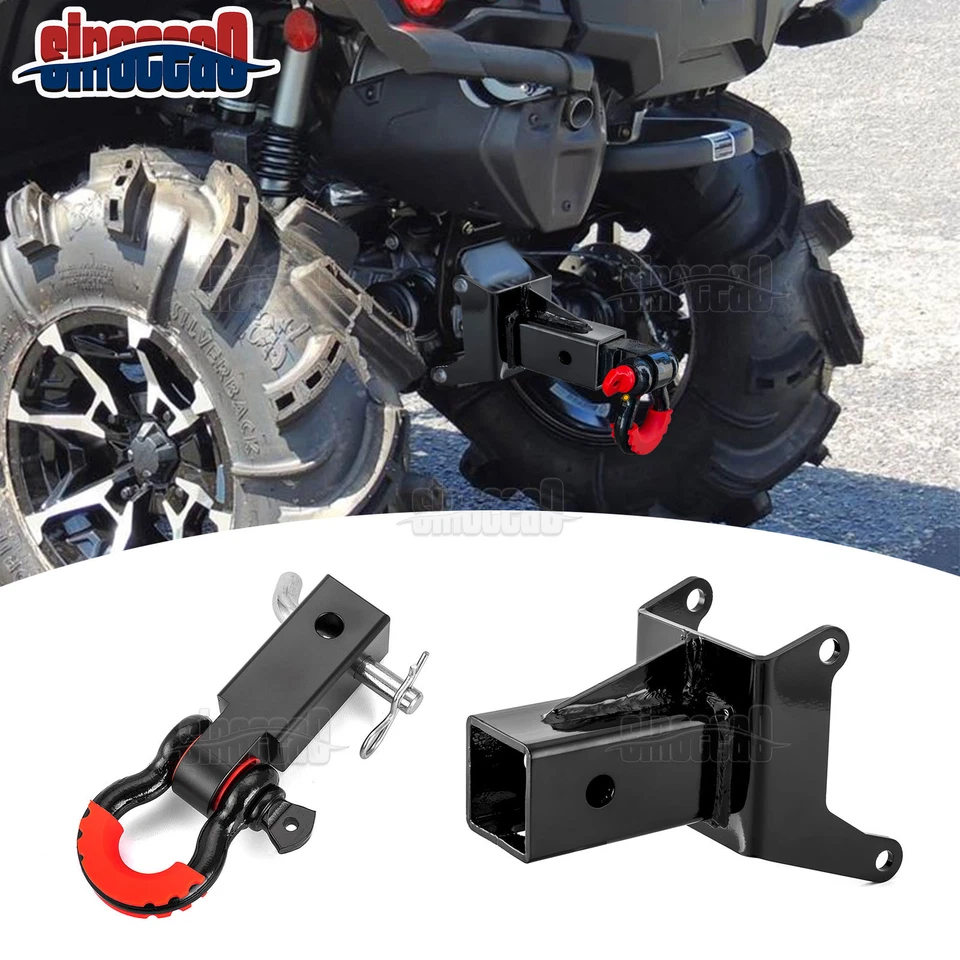 For Can-Am Outlander/Renegade 1000 850 570 Rear 2" Shackle Hitch+Receiver Hitch - Image 1 of 4