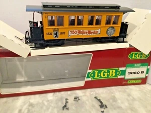 LGB G SCALE 3060B 750 JAHRE BERLIN 1247-1987 ANNIVERSARY PASSENGER CAR IN BOX - Picture 1 of 11