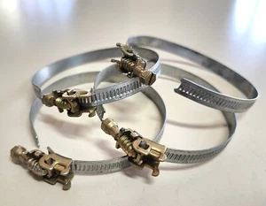 FASCETTE METALLICHE REGOLABILE 50-70 STRINGITUBO A VITE TUBI ARIA ACQUA BENZINA - Foto 1 di 15