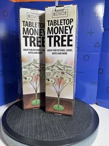 (2)Kovot Tabletop Money Tree - Bendable Branches to Hold Money Or Gift Cards (2) - Picture 1 of 8