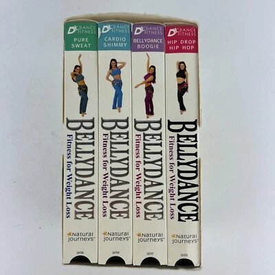 Bellydance Fitness for Weight Loss Rania Cardio/Boogie/Hip Hop/Sweat VHS Box Set - Image 1 of 4
