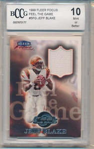 1999 Fleer Focus Jeff Blake "Feel the Game" BCCG10 BCCG - Picture 1 of 2