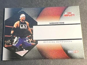 2009 TNA Tristar Impact MISSING AUTOGRAPH BLANK BACK PROOF Homicide - Picture 1 of 2