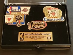 1997 NBA FINALS PETER DAVID Collectors Set /2500 BULLS JAZZ *see pics* π² π - Picture 1 of 9