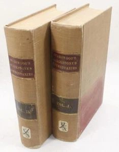 Commentaries on the Laws of England In Four Book Two Volumes - Picture 1 of 3