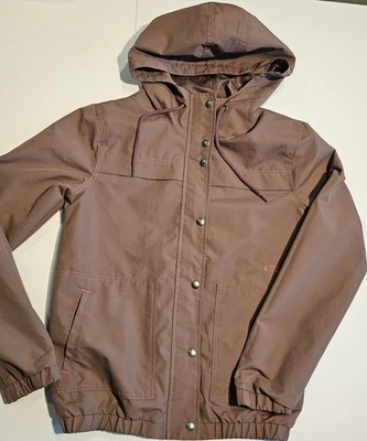 VOLCOM - Women's Purple Water Resistant Hooded Jacket - Size Small (4-6) - Image 1 of 4
