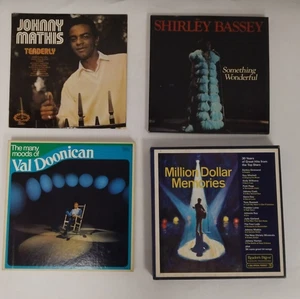 Vinyl 12" LP & Boxset Easy Listening Record Bundle - Mathis, Bassey, Doonican - Picture 1 of 10