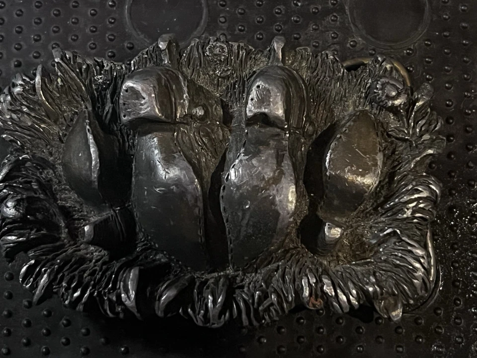 Vintage 1981 Knockin Boots Belt Buckle Made USA Bergamot Brass Co. Y-60 Model - Image 1 of 3