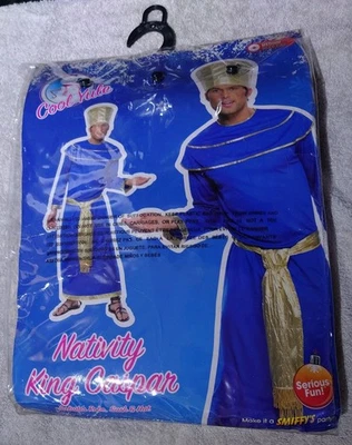 Casper Nativity Costume With Robe Sash and Hat Crown Medium M - Image 1 of 2