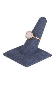 SSWBasics Single Finger Slate Blue Ring Display - Picture 1 of 1