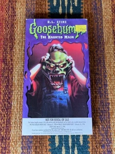 Goosebumps The Haunted Mask VHS Screener Tape NOT FOR SALE - Foto 1 di 10