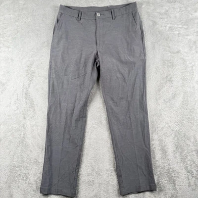 Callaway 高尔夫裤男式 32X30 码灰色轻便休闲性能舒适 — 第 1/4 张图片
