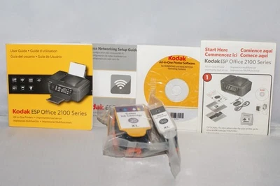 Kodak ESP Office 2100 User Guide/Wireless Network Setup/Start Here/Software/Ink  - Image 1 of 4