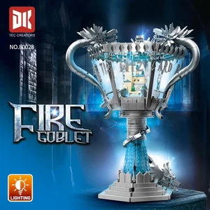 1169PCS Goblet of Fire Building Blocks Magic Movie Triwizard Tournament Trophy - Picture 1 of 11