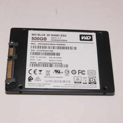 Western Digital WD Blue WDS500G2B0A-00SM50 500GB 2.5" Solid State Drive - Image 1 of 2