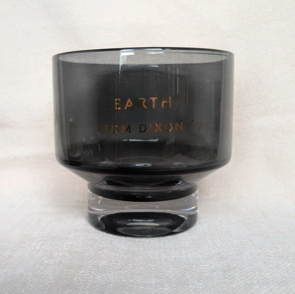 Tom Dixon Elements Air Candle Holder Large 6" grey **Just Holder No Candle** - Image 1 of 4