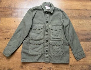 Filson 1897 Collection Green Forestry Wool Cloth Cruiser Jacket Sz 40 EXTRA LONG - Picture 1 of 9