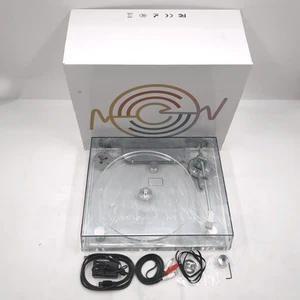 Audio Keeper ICE1 Full Acrylic Belt-Drive Turntable - Transparent - Picture 1 of 6