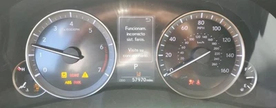ES350 2016-2018 OE velocímetro calibre clúster 57 k millas Lexus Foto 1 de 4
