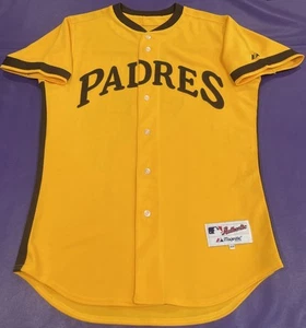 Authentic Trevor Hoffman San Diego Padres #51 TBTC Majestic Jersey 44 0062 - Picture 1 of 10