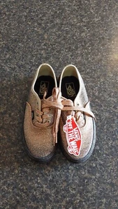 Vans Off The Wall Gold Glitzer Sneaker Kinder Größe 2,5...NEU!! - Bild 1 von 4