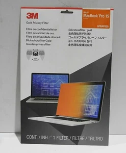 3M Gold Privacy Filter for 15" Apple MacBook Pro - Picture 1 of 4