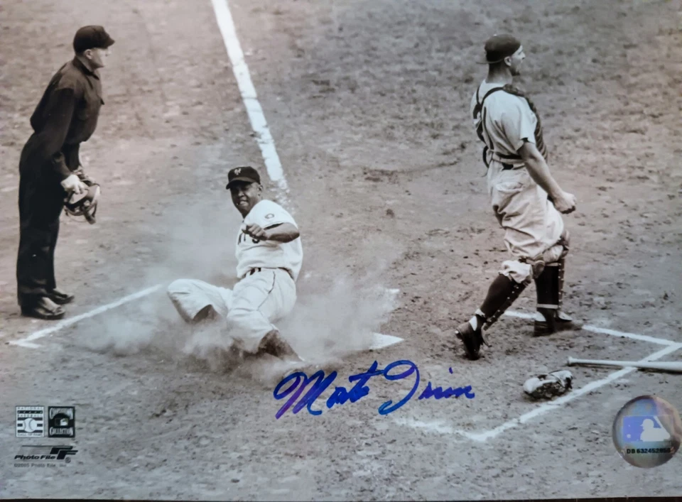 New York Giants HOF great signed Monte Irvin 8x10 with SCofH Certificate - Image 1 of 1