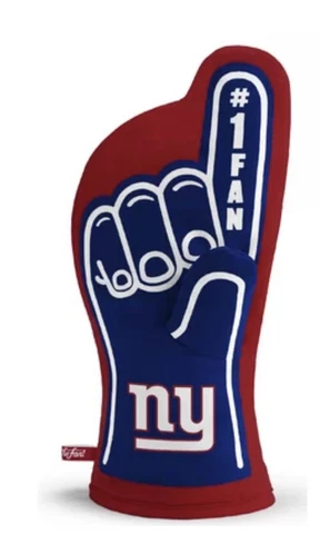 Brand New New York Giants #1 NFL Fan Oven Glove BBQ Mitts Barbecue Grilling Cover