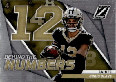 2022 Zenith #BN-CO Chris Olave Behind the Numbers - Image 1 of 2