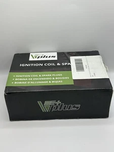 Vplus Set of 4 Iridium Spark Plugs and Ignition Coil 2007-2014 Nissan - Picture 1 of 2