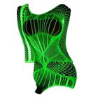 Sexy Full-Body Fishnet Bodystocking with Closed Crotch Exotic Lingerie for Women