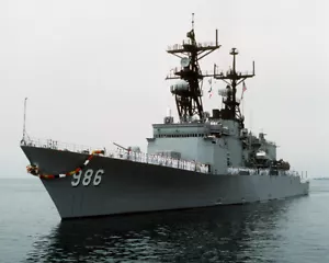 "US Navy DD-986 USS Harry W. Hill Destroyer 1979-1998 Foto (8"" x 10") - Bild 1 von 1